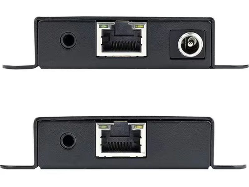 StarTech 4K HDMI Extender over CAT6/CAT5 Ethernet Cable, 4K 30Hz or 1080p 60Hz Video Extender, HDMI Transmitter and Receiver Kit