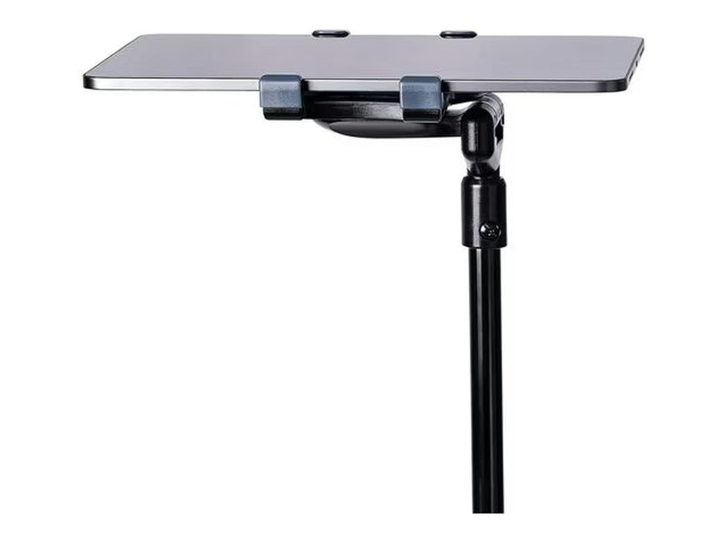 StarTech Mobile Tablet Stand with wheels, Height Adjustable, Universal Rolling Tablet Stand for 7 to 11 inch w/ Detachable Holder