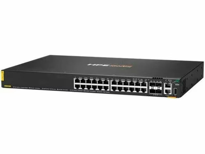 HPE Aruba Networking CX 6200F 24G Class-4 PoE 4SFP+ 370W Switch