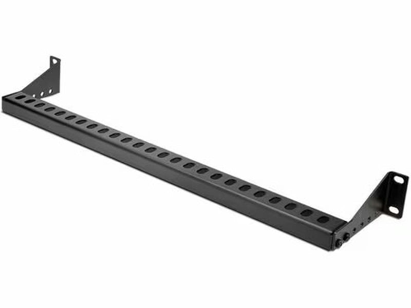 StarTech 1U Rack Mountable Cable Lacing Bar w/Adjustable Depth, Cable Support Guide For Organized 19" Racks/Cabinets