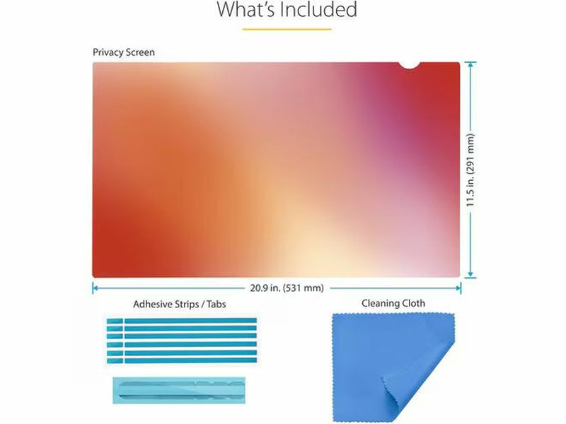 StarTech 24-inch 16:9 Gold Monitor Privacy Screen