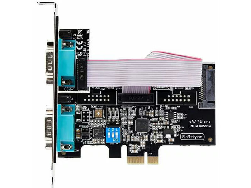 StarTech 2-Port Serial PCIe RS232/RS422/RS485 Card