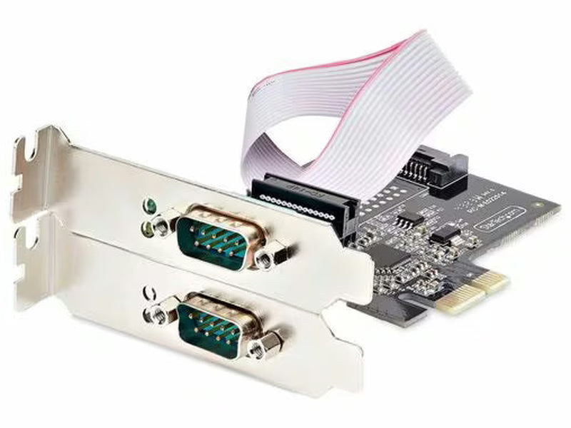 StarTech 2-Port Serial PCIe RS232/RS422/RS485 Card