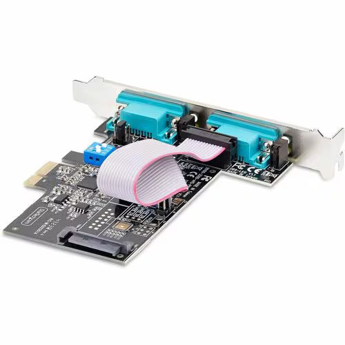 StarTech 2-Port Serial PCIe RS232/RS422/RS485 Card