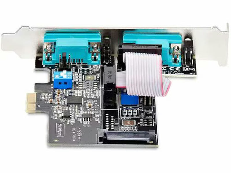StarTech 2-Port Serial PCIe RS232/RS422/RS485 Card