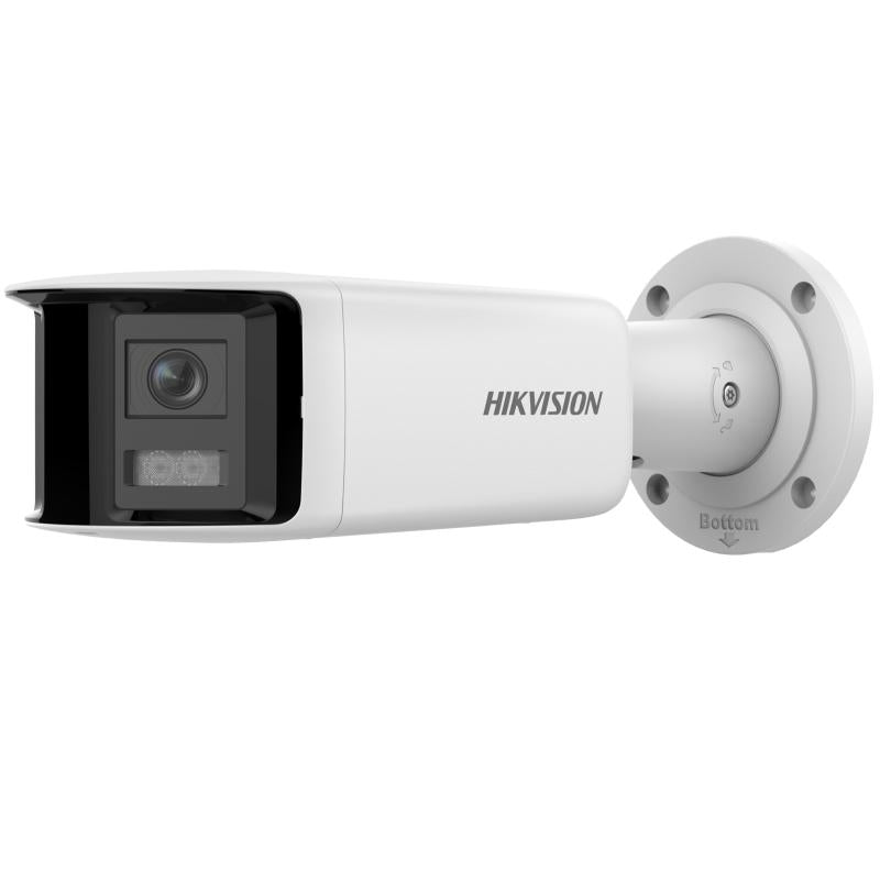 Hikvision ColorVu 2CD2T67G2P-LSU-Sl 6MP Dual Lens Stobe Audio Bullet, 2.8mm, Mic, 3Yr