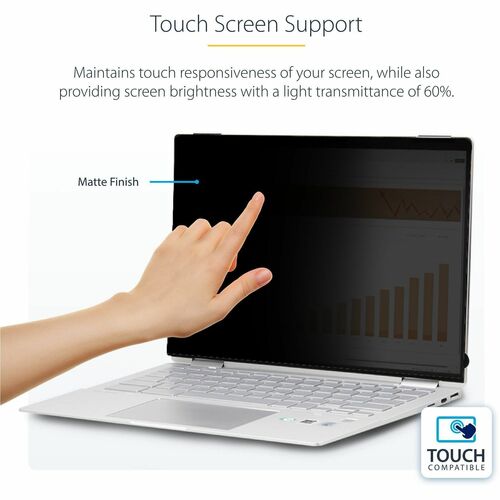 StarTech 13.5-inch 3:2 Flip-Over Privacy Screen with Touch