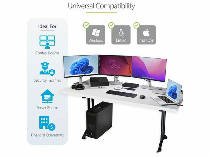 StarTech 4-Port KM Switch with Mouse Switching