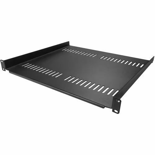 StarTech 2-Pack 1U Server Rack Shelf, Vented Universal Rack Mount Cantilever Shelf, For 19" Rack/Cabinet, Heavy-Duty Steel, 44lb/20kg Capacity, 16" Deep Tray