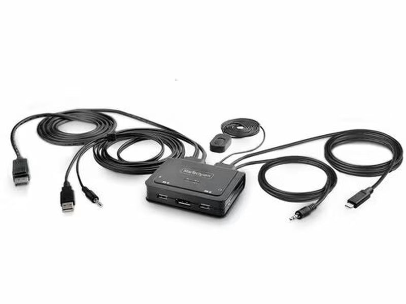 StarTech KVM Switchbox 4 x USB - USB 2.0 - 2 x DisplayPort