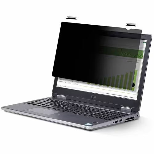 StarTech 12.5-inch 16:9 Flip-Up Privacy Screen with Touch, Anti-Glare Blue Light Filter, Laptop Monitor Screen Protector