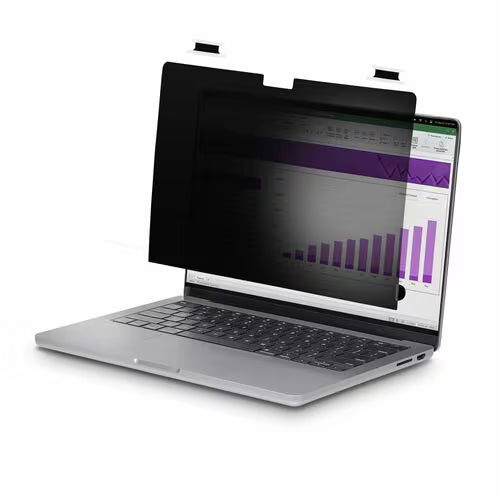 StarTech 13.3-inch Flip-Over Laptop Privacy Screen for MacBook Pro, Anti-Glare and Blue Light Reduction Privacy Filter, Screen Protector with +/- 30 Deg. View Angle