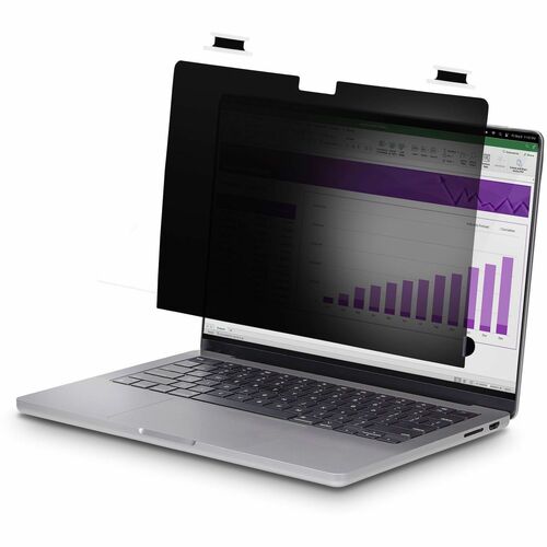StarTech 13.3-inch Flip-Over Laptop Privacy Screen for MacBook Pro, Anti-Glare and Blue Light Reduction Privacy Filter, Screen Protector with +/- 30 Deg. View Angle