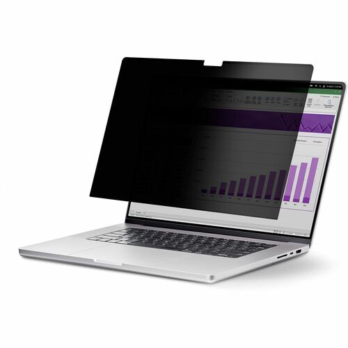 StarTech 15.6-inch 16:10 Flip-Up Privacy Screen with Touch, Anti-Glare Blue Light Filter, Laptop Monitor Screen Protector, +/- 30 Deg. View Angle