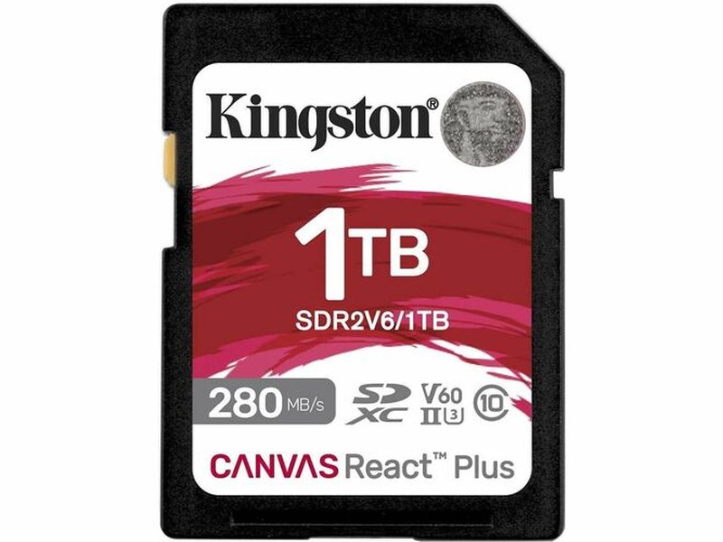 Kingston SDR2V6/1TB Canvas React Plus SDXC Card 1TB