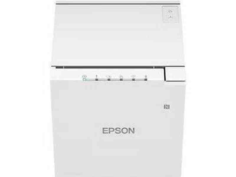 EPSON C31CK50201 TM-M30III White Receipt Printer with Built-In USB & Ethernet. Power Supply & Cable Included