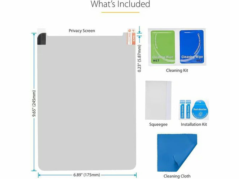 StarTech 4-Way Privacy Screen For 11-inch iPad Pro