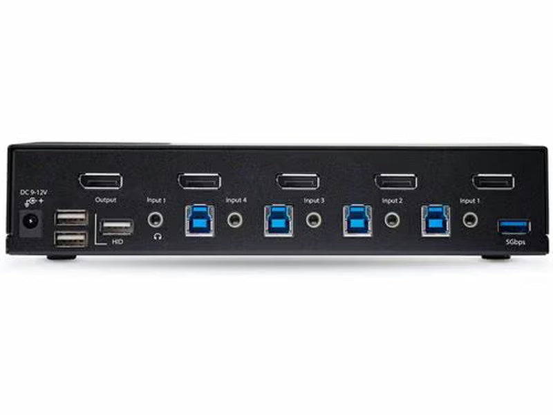StarTech KVM Switchbox 8K 7680 x 4320, 10 x USB - USB 2.0, 5 x DisplayPort