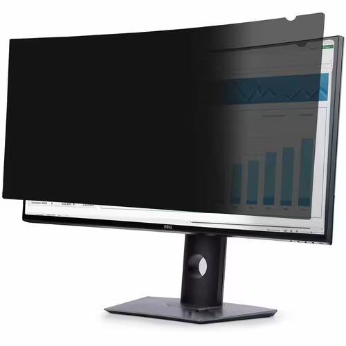 StarTech Privacy Screen For Dell P3424WE Curved Ultrawide 21:9 Monitor, Double-Sided, Computer Desktop Monitor Screen Protector