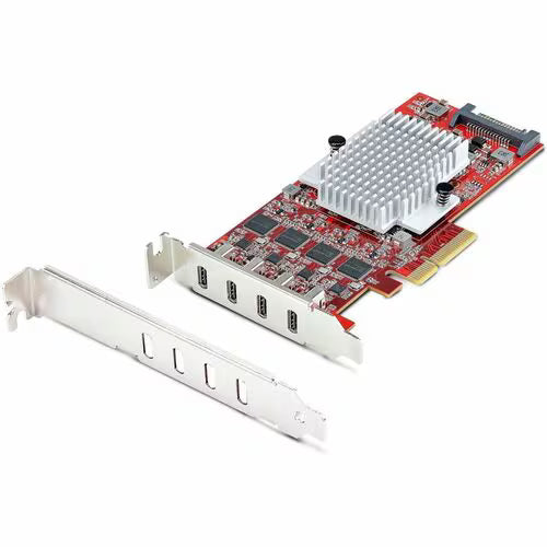StarTech USB Adapter, PCI Express x4 - 1.25 GB/s, 640 MB/s, 60 MB/s, 1.50 MB/s, 140.80 kB/s