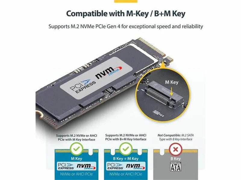 StarTech USB4 M.2 NVMe Enclosure