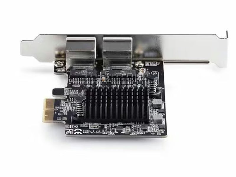 StarTech 2-Port 5G Gigabit PCIe Network Adapter Card