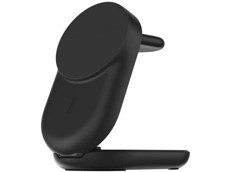 Belkin UltraCharge 3-in-1 Foldable Magnetic Charger w/ Qi2 25W +USB-C Wall Charger 45W +USB-C Cable 15M -Black WIZ037auBK , $2500CEW, 2YR