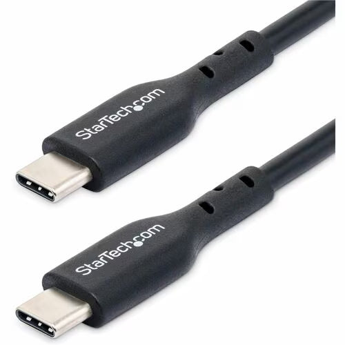 StarTech 2m 6ft USB C Charging Cable, USB-C Cable, USB 2.0 Type-C Laptop Charger Cord