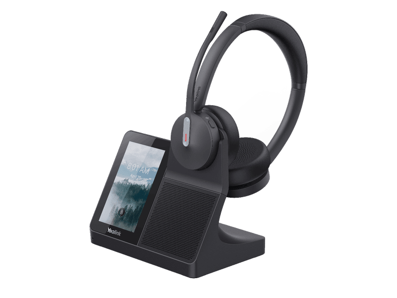 Yealink WH64 Bluetooth DECT MS Dual Workstation, industry-leading DECT wireless headset with single-ear options for seamless