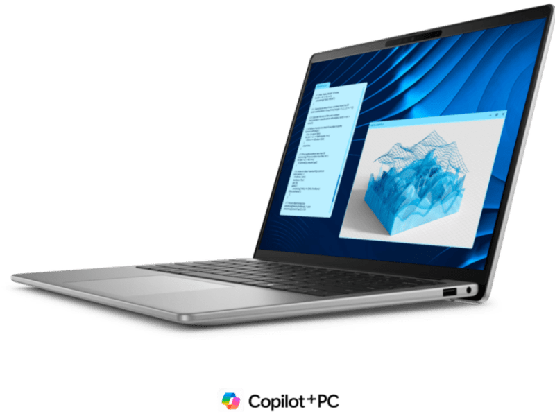 Dell Latitude 5455 14" FHD+ Copilot+ AI PC, Snapdragon® X Plus 16GB 1TB SSD WL W11P 3YP - N002L545514AU