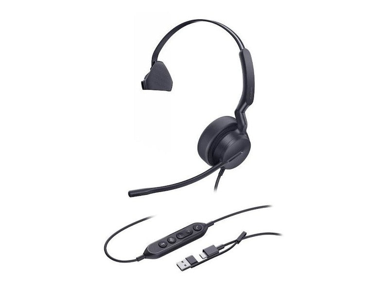 Yealink UH42 Dual UC USB-C/A Unified Communications USB Wired Headset