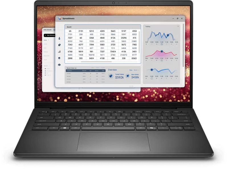 Dell Pro 14 Essential Notebook Ultra 5-235U 16GB 512GB SSD, 14" FHD Laptop, WL, W11 Pro AI , 1YOS