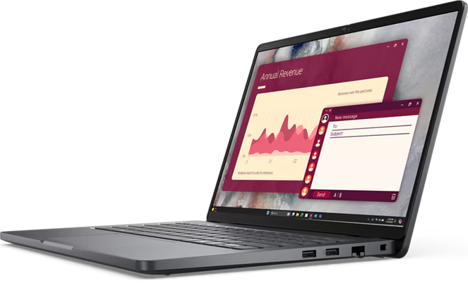 Dell Pro 14 PC14250 Ultra 5-235U 16GB 512GB SSD, 14" FHD+ Laptop WL W11P 1Y Onsite (CTO515_PC14250_AU1Y)