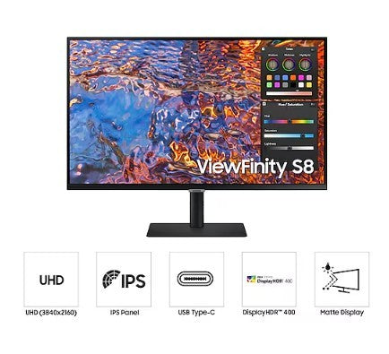 Samsung ViewFinity S80PB 32" UHD HDR Business Monitor LS32B800PEEXXY