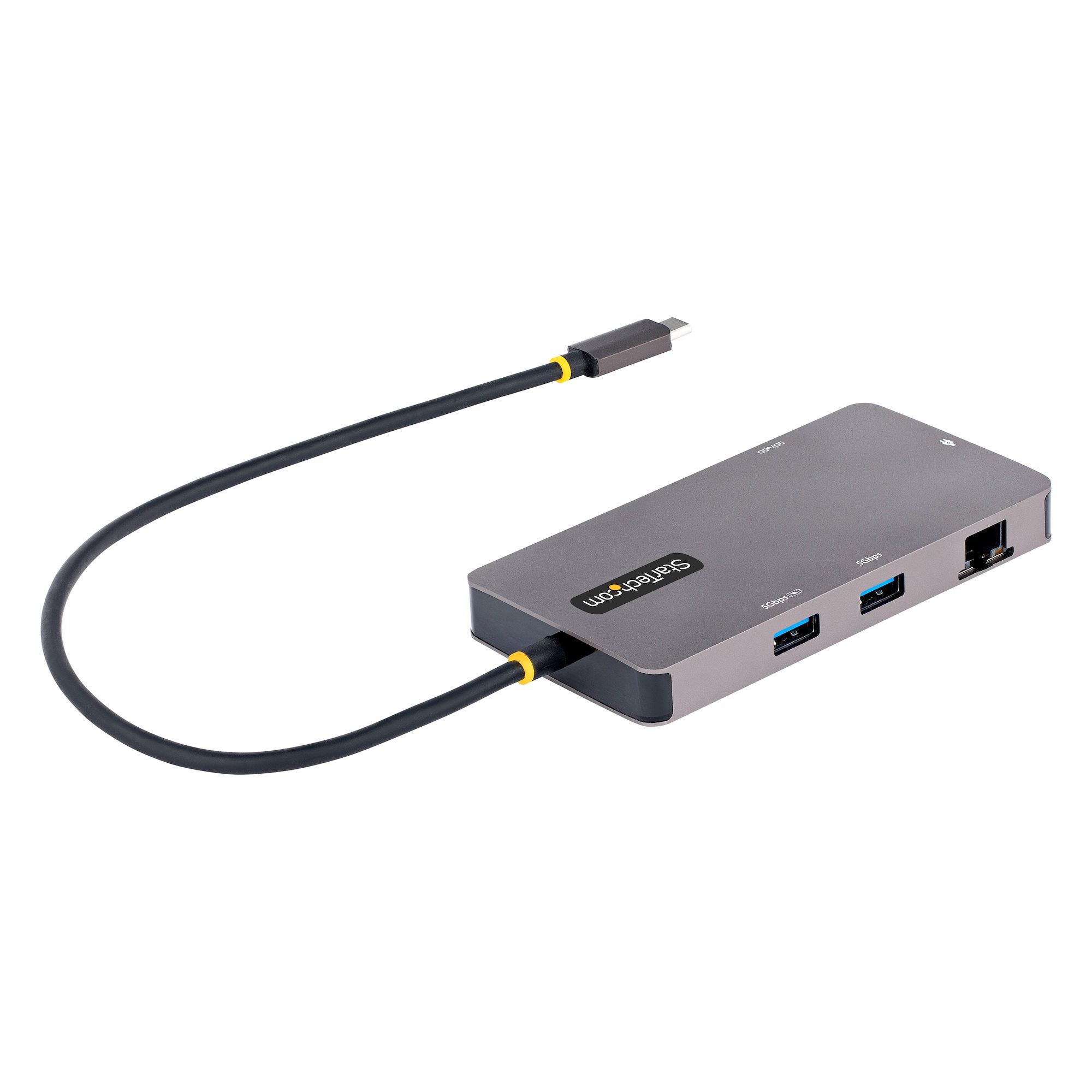 StarTech USB-C Multiport Adapter, 4K Dual HDMI, 5Gbps USB Hub, 100W PD 3 Yr