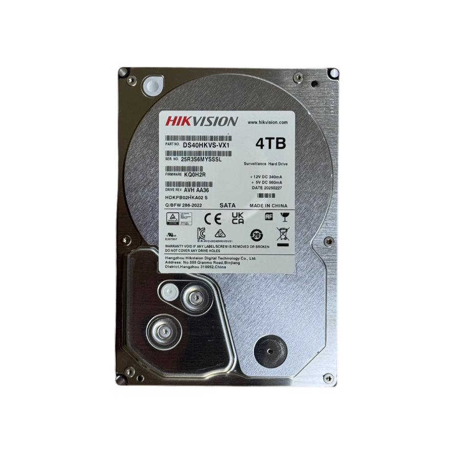 Hikvision DS40HKVS-VX1 4TB 3.5in 5400rpm SATA Surveillance Hard Drive