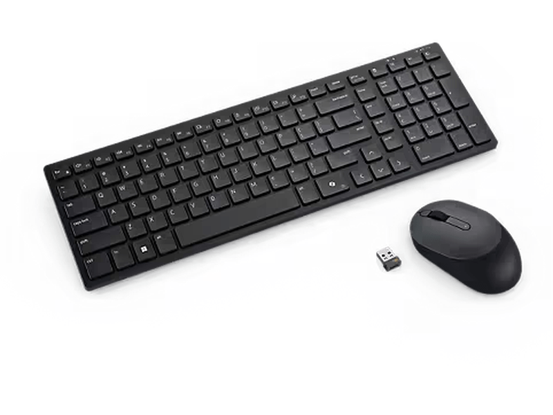 Dell KM555 Pro Compact Silent Keyboard and Mouse - Black