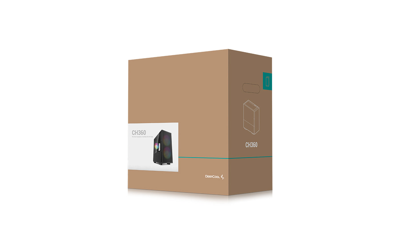 DeepCool CH360 Black Micro ATX Case