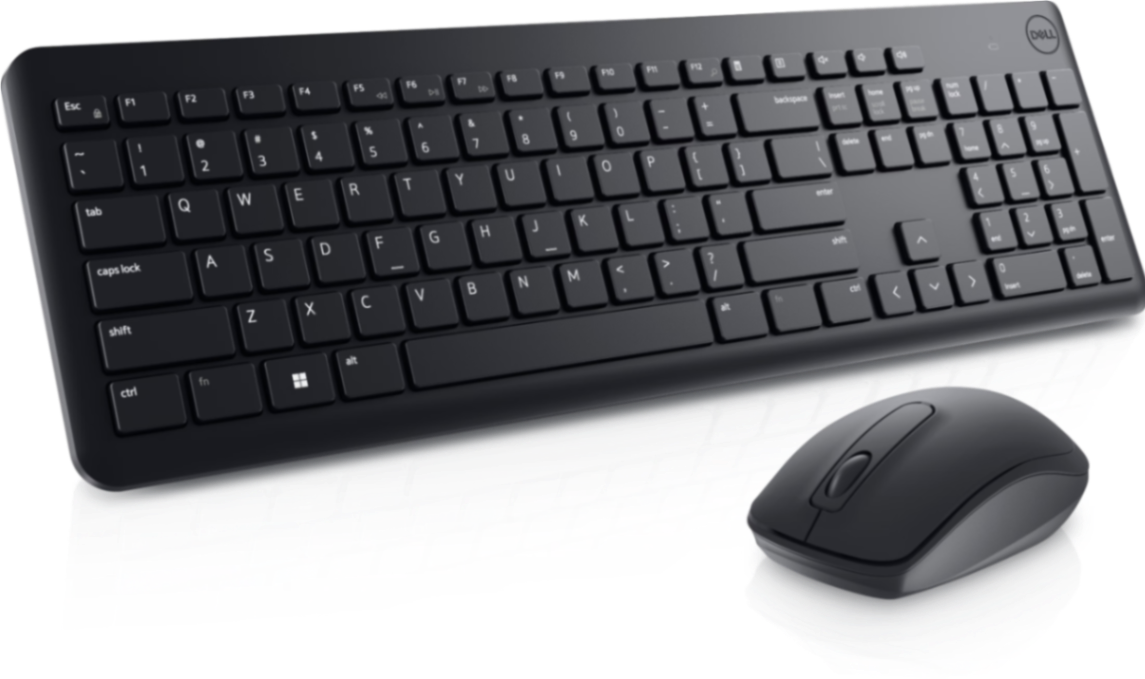 Dell KM3322W Wireless Keyboard and Mouse - Black