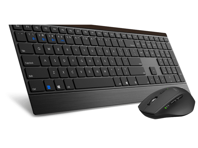 Rapoo 9500M Bluetooth & 2.4G Wireless Keyboard Mouse Combo