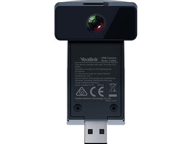 Yealink CAM50 Camera Compatible with Yealink SIP-T58W/SIP-T58A IP Phones, 5 mega-pixel HD Camera, 720p@30fps, Ease-of-use, Plug and Play