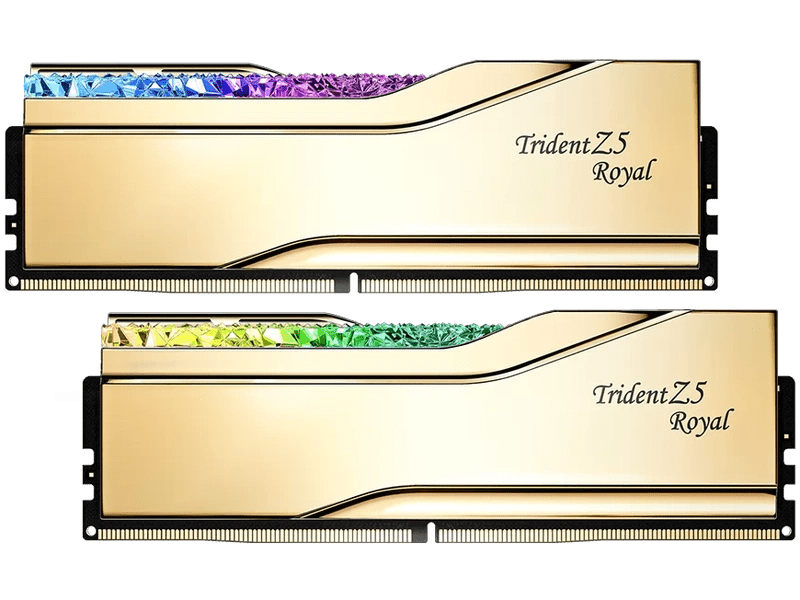 G.SKILL F5-7200J3445G16GX2-TR5G 32GB 2 x 16GB / DDR5 7200 MT/s/ Timings 34-45-45-115/ Voltage 1.4V/ TZ5 ROYAL G.