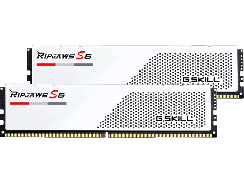 G.SKILL F5-6400J3648F16GX2-RS5W 32GB 2 x 16GB / DDR5 6400 MT/s/ Timings 36-48-48-102/ Voltage 1.35V/ Ripjaws S5