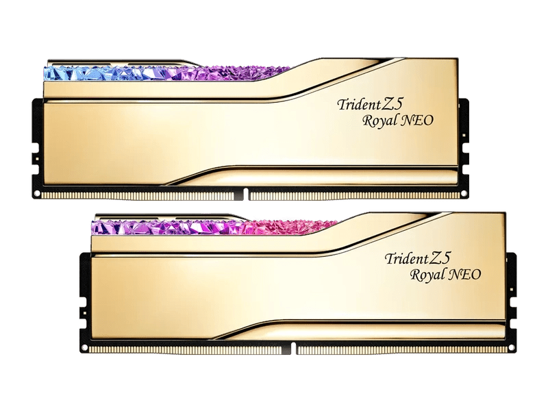 G.SKILL F5-6000J2636H24GX2-TR5NG 48GB 2 x 24GB /AMD EXPO/ DDR5 6000 MT/s/ Timings 26-36-36-96 Voltage 1.45 V EXPO TZ5 Royal Neo G