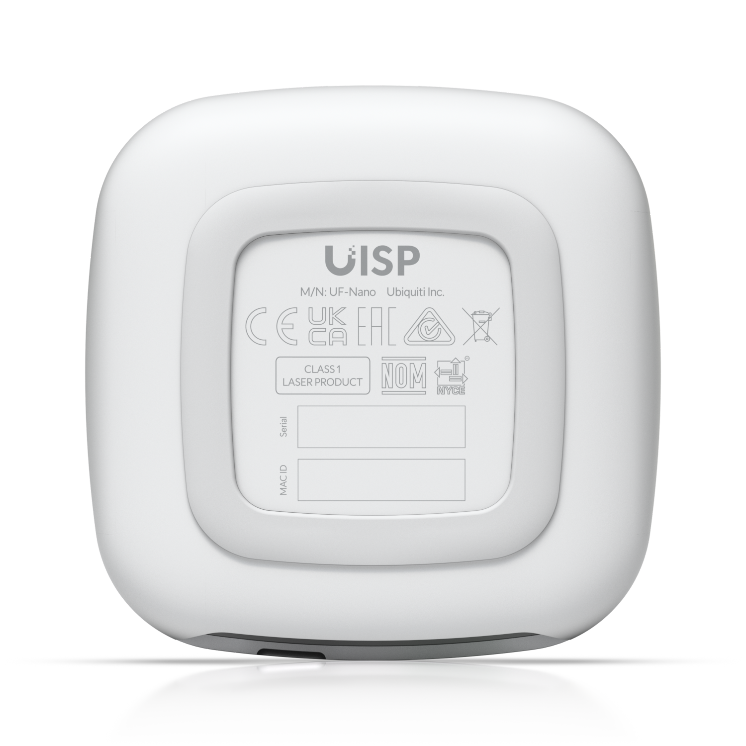 Ubiquiti UFiber Nano GPON Gigabit Passive Optical Network Unit,Max Power 7W, 24V Passive PoE, Wall-Mountable