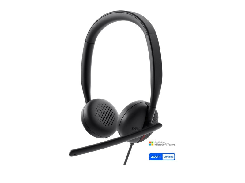 Dell WH3024 Pro Wired Noise-Cancelling Headset - Black