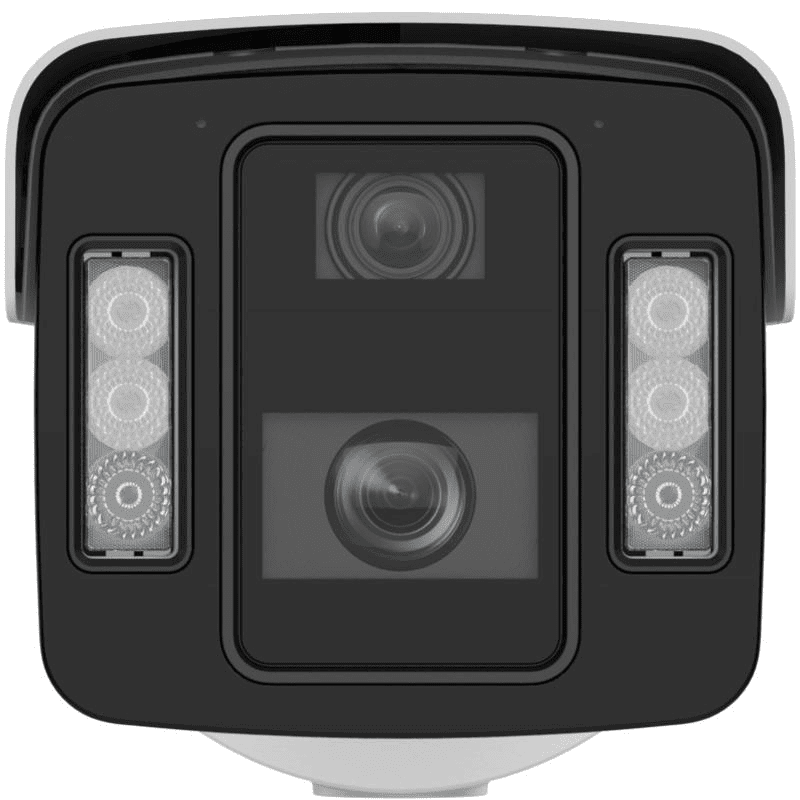 Hikvision Deepin View 2CD8A86G2 4+8MP Multi-Sensor Bullet Camera,Vari 10-50mm, Fixed 4mm, 5