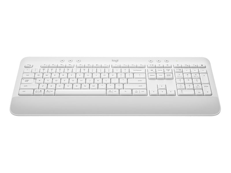Logitech Signature K650 Wireless Keyboard with Palm-rest - Off-white
