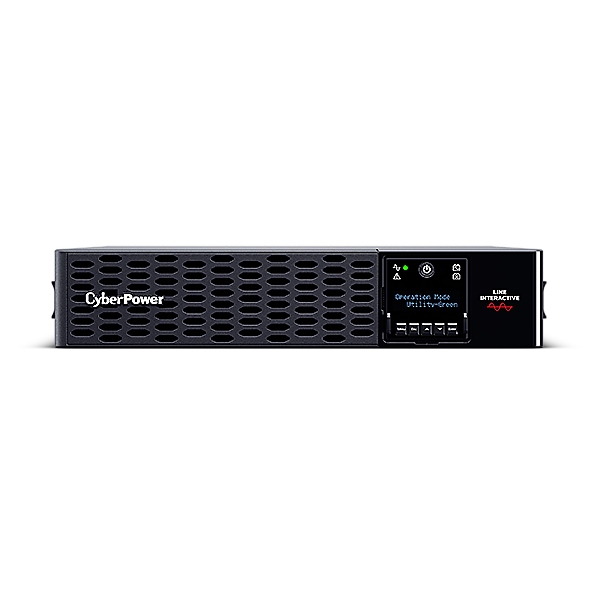 CyberPower PR3000ERTXL2UC Systems PRO LCD 3000VA/3000W 2U Line Rack/Tower Mountable UPS