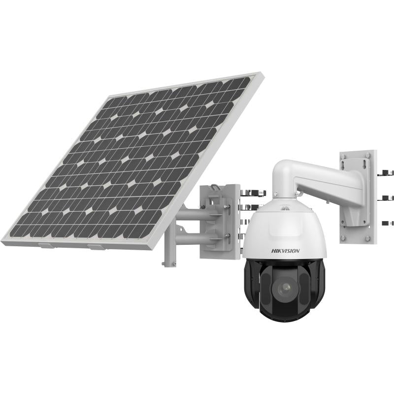 Hikvision Solar 2DE5425IWG-K-4G 4MP PTZ Camera, 25X Zoom,Vari 4.8-120mm,Pole Mount, IR 150M